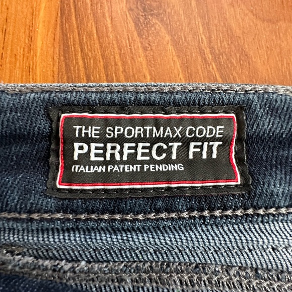 Sportmax Code Skinny Jeans Perfect Fit In Dark Denim Size 28 - Picture 6 of 10